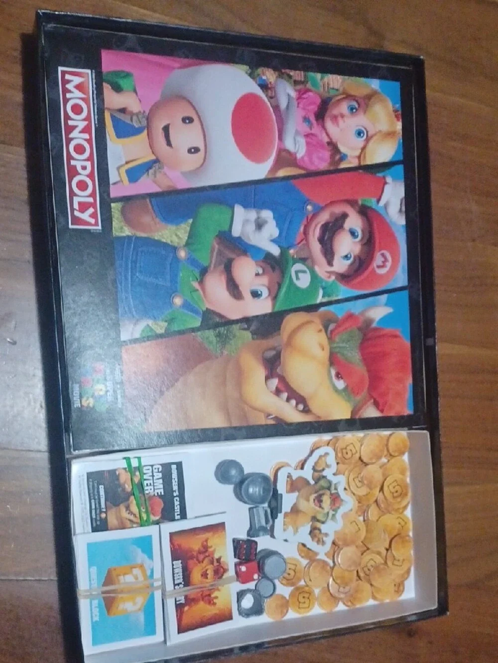 Hasbro Monopoly The Super Mario Bros. Movie Board Game - Red/Black/Blue
